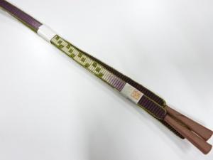 未使用品　正絹　高麗　手組帯締め